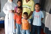 Juan mit Schwester Guadalupe und seinen Kindern: Rosibel (12), Juan (6), Antonio (3), José (9) (csi)